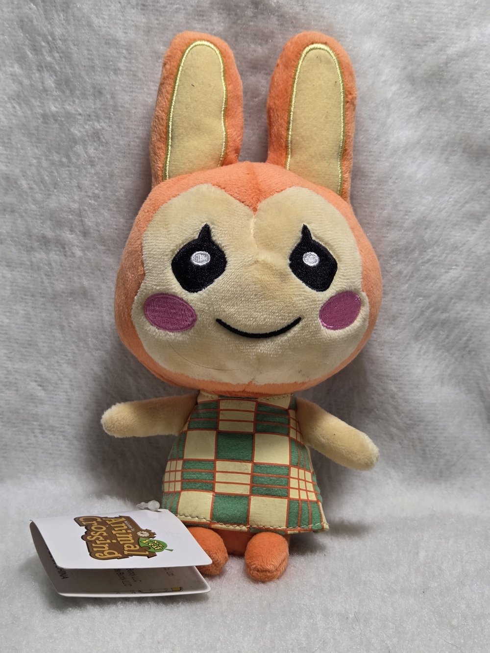 Bunnie Animal Crossing New Leaf Orange Bunny Rabbit 8" Stuffed Toy Peppy